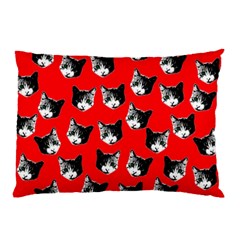 Cat Pattern Pillow Case by Valentinaart