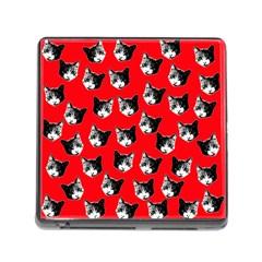 Cat Pattern Memory Card Reader (square) by Valentinaart