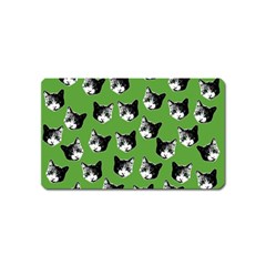 Cat Pattern Magnet (name Card) by Valentinaart