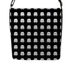 Emoji Baby Vampires Pattern Flap Messenger Bag (l)  by dflcprints