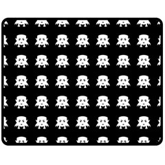 Emoji Baby Vampires Pattern Double Sided Fleece Blanket (medium)  by dflcprints