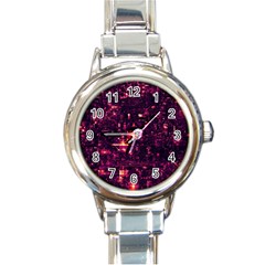 /r/place Round Italian Charm Watch by rplace