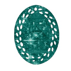 /r/place Emerald Ornament (oval Filigree) by rplace