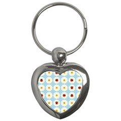 Ladybugs Pattern Key Chains (heart) 