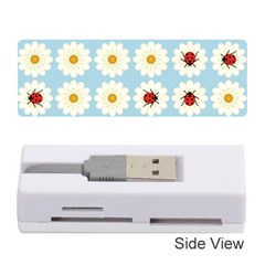 Ladybugs Pattern Memory Card Reader (stick)  by linceazul