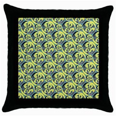 Black And Yellow Pattern Throw Pillow Case (black) by linceazul