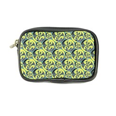 Black And Yellow Pattern Coin Purse by linceazul