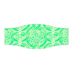 Kiwi Green Geometric Stretchable Headband by linceazul