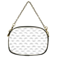 Pop Art Style Crabs Motif Pattern Blob Chain Purses (One Side) 