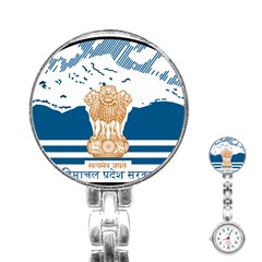Seal Of Indian Sate Of Himachal Pradesh Stainless Steel Nurses Watch by abbeyz71