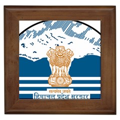 Seal Of Indian Sate Of Himachal Pradesh Framed Tiles by abbeyz71