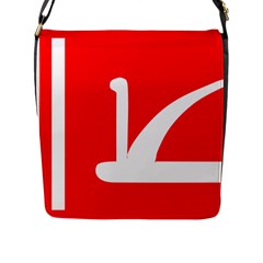 Flag Of Indian State Of Jammu And Kashmir  Flap Messenger Bag (l)  by abbeyz71