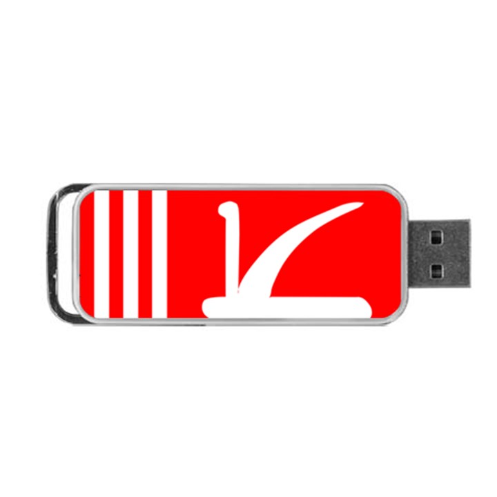 Flag of Indian State of Jammu and Kashmir Portable USB Flash (One Side)