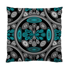 Geometric Arabesque Standard Cushion Case (one Side) by linceazul