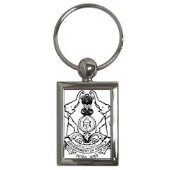 Seal Of Indian State Of Kerala  Key Chains (rectangle)  by abbeyz71