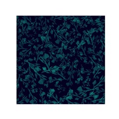 Leaf Pattern Small Satin Scarf (square)