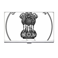 Seal Of Indian State Of Meghalaya Business Card Holders by abbeyz71