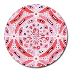 Geometric Harmony Round Mousepads by linceazul