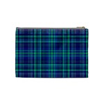 Plaid design Cosmetic Bag (Medium)  Back