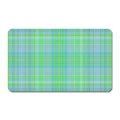 Plaid design Magnet (Rectangular)