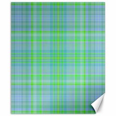 Plaid design Canvas 8  x 10 