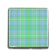 Plaid design Memory Card Reader (Square)