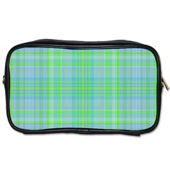 Plaid design Toiletries Bags 2-Side