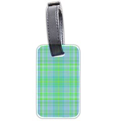 Plaid design Luggage Tags (Two Sides)