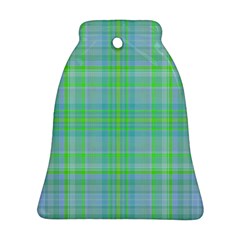 Plaid design Bell Ornament (Two Sides)