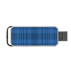 Plaid Design Portable Usb Flash (one Side) by Valentinaart