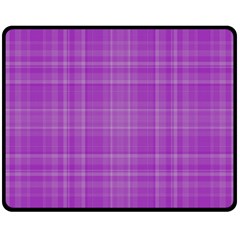 Plaid Design Double Sided Fleece Blanket (medium)  by Valentinaart