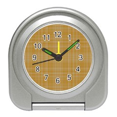 Plaid Design Travel Alarm Clocks by Valentinaart