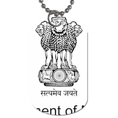 Seal Of Indian State Of Mizoram Dog Tag (two Sides) by abbeyz71
