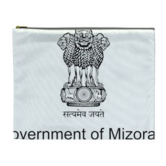 Seal Of Indian State Of Mizoram Cosmetic Bag (xl) by abbeyz71