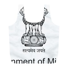 Seal Of Indian State Of Mizoram Full Print Recycle Bags (l)  by abbeyz71