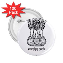 Seal Of Indian State Of Mizoram 2 25  Buttons (100 Pack)  by abbeyz71