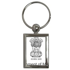 Seal Of Indian State Of Mizoram Key Chains (rectangle)  by abbeyz71