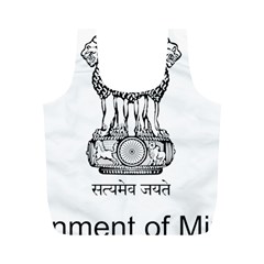 Seal Of Indian State Of Mizoram Full Print Recycle Bags (m)  by abbeyz71