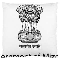 Seal Of Indian State Of Mizoram Standard Flano Cushion Case (two Sides) by abbeyz71