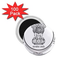 Seal Of Indian State Of Punjab 1 75  Magnets (100 Pack)  by abbeyz71