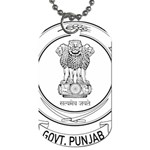 Seal of Indian State of Punjab Dog Tag (One Side) Front