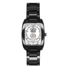 Seal Of Indian State Of Punjab Stainless Steel Barrel Watch by abbeyz71