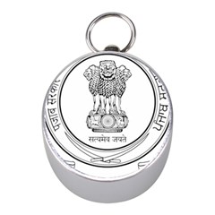 Seal Of Indian State Of Punjab Mini Silver Compasses by abbeyz71