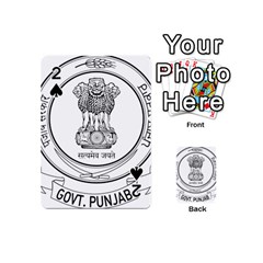 Seal Of Indian State Of Punjab Playing Cards 54 (mini)  by abbeyz71