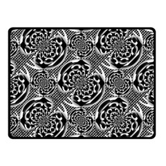 Metallic Mesh Pattern Double Sided Fleece Blanket (small)  by linceazul