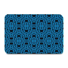 Triangle Knot Blue And Black Fabric Plate Mats