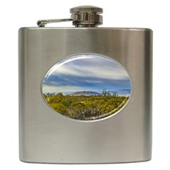 Patagonian Lanscape Scene, Santa Cruz, Argentina Hip Flask (6 Oz) by dflcprints