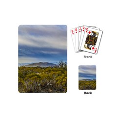 Patagonian Lanscape Scene, Santa Cruz, Argentina Playing Cards (mini)  by dflcprints