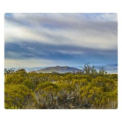 Patagonian Lanscape Scene, Santa Cruz, Argentina Double Sided Flano Blanket (small)  by dflcprints