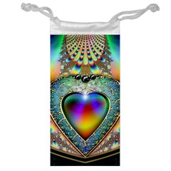 Rainbow Fractal Jewelry Bag
